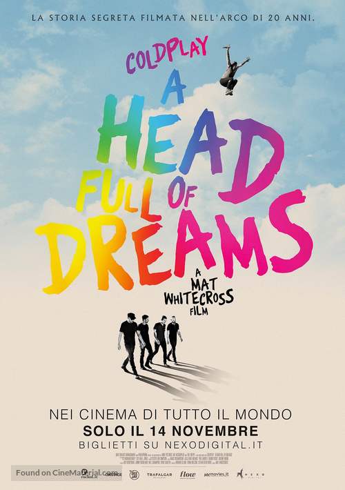 Coldplay: A Head Full of Dreams - Italian Movie Poster