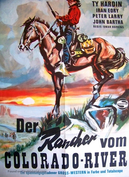 L&#039;uomo della valle maledetta - German Movie Poster