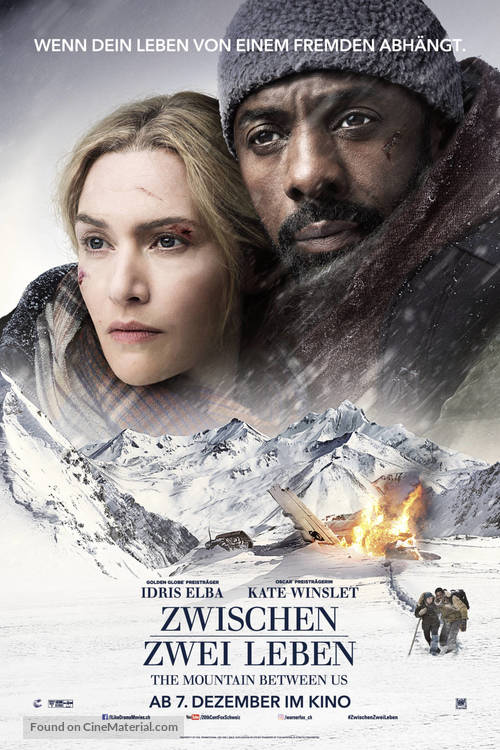 The Mountain Between Us - Swiss Movie Poster