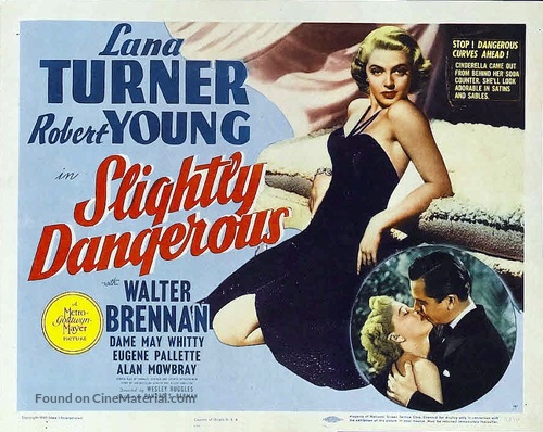Slightly Dangerous - Theatrical movie poster