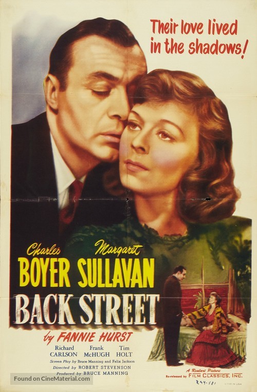 Back Street - Re-release movie poster