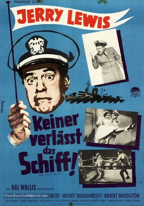 Don&#039;t Give Up the Ship - German Movie Poster