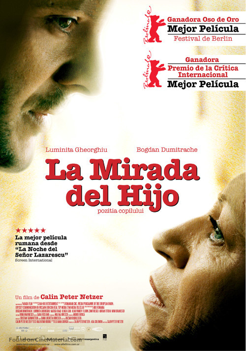 Pozitia copilului - Argentinian Movie Poster