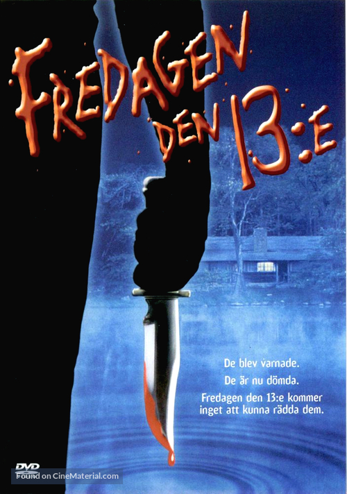 Friday the 13th - Swedish Movie Cover