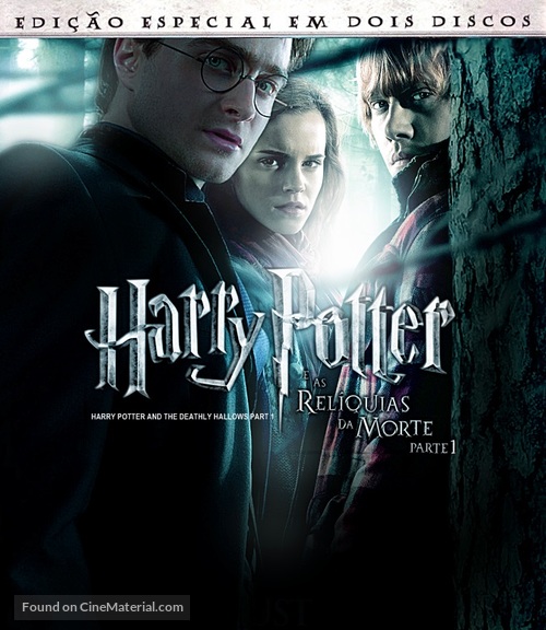 Harry Potter and the Deathly Hallows: Part I - Brazilian Blu-Ray movie cover