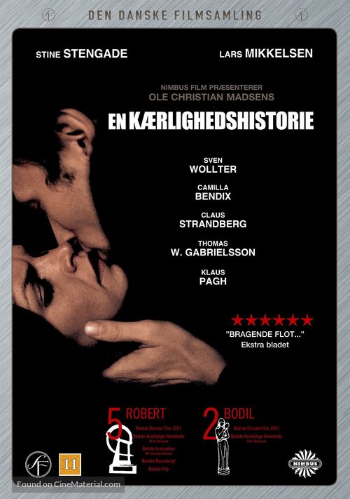 En k&aelig;rlighedshistorie - Danish DVD movie cover