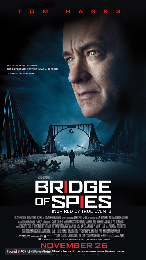 Bridge of Spies - Lebanese Movie Poster