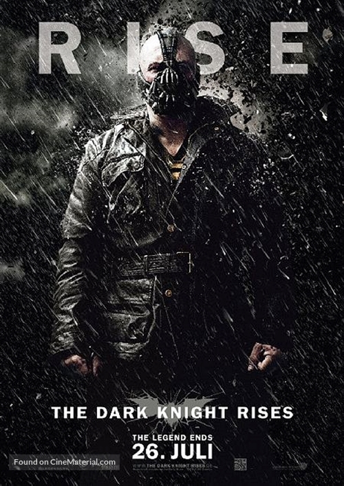 The Dark Knight Rises - German Movie Poster