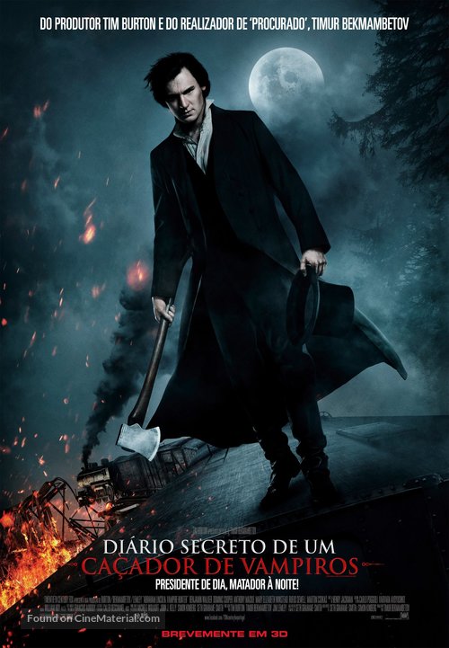 Abraham Lincoln: Vampire Hunter - Portuguese Movie Poster