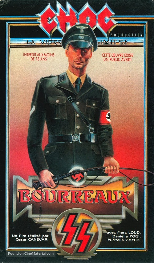 L&#039;ultima orgia del III Reich - French VHS movie cover