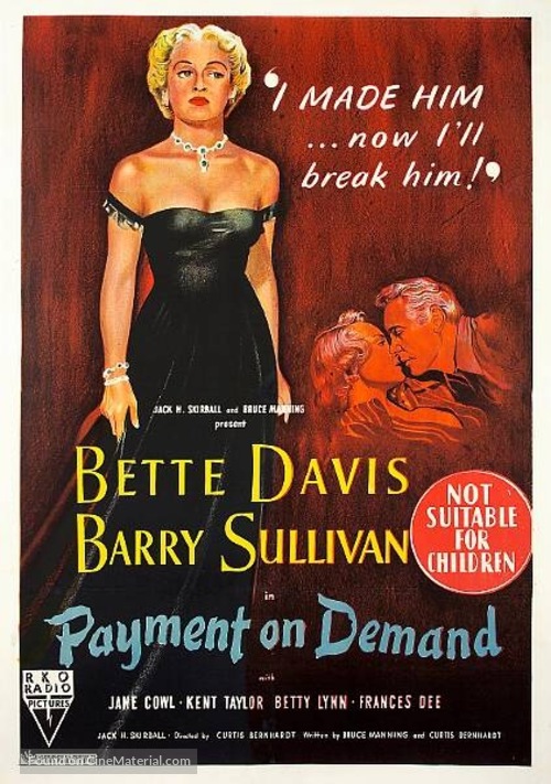 Payment on Demand - Australian Movie Poster