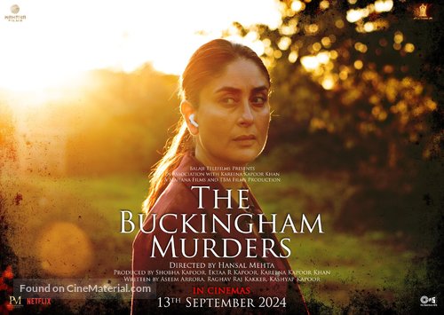 The Buckingham Murders - Indian Movie Poster