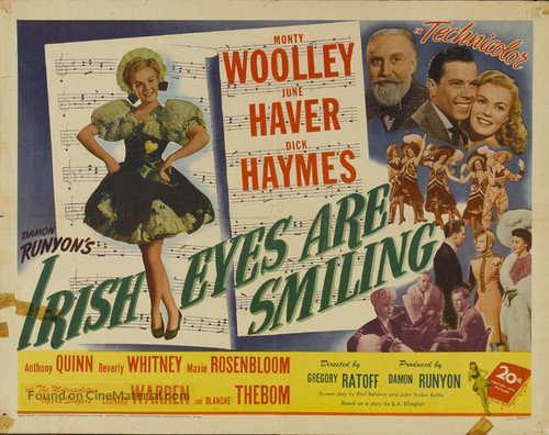 Irish Eyes Are Smiling - Movie Poster
