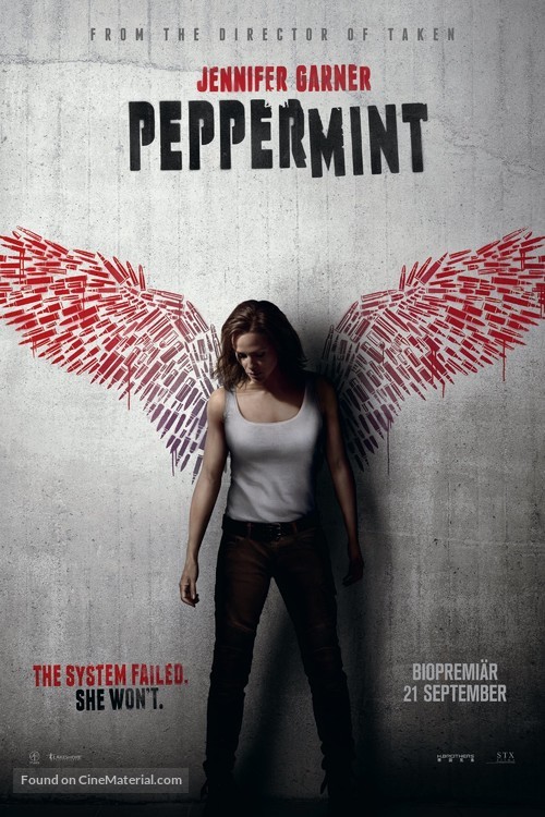 Peppermint - Swedish Movie Poster