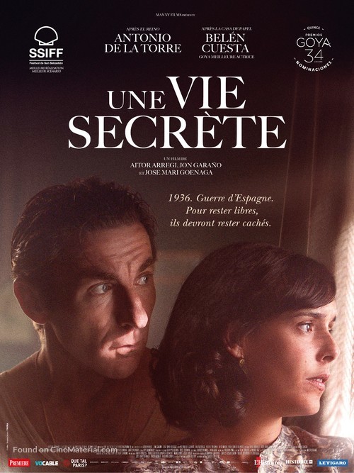 La trinchera infinita - French Movie Poster