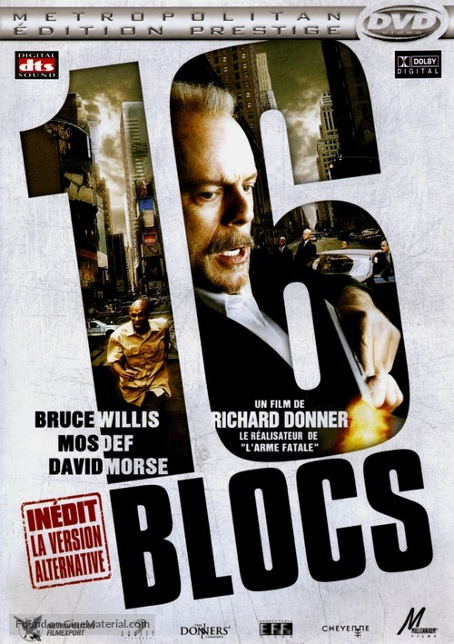 16 Blocks - French DVD movie cover