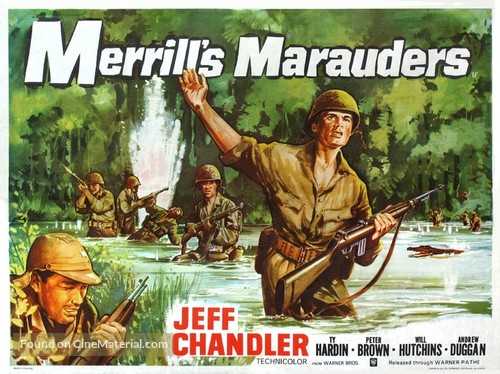 Merrill&#039;s Marauders - British Movie Poster