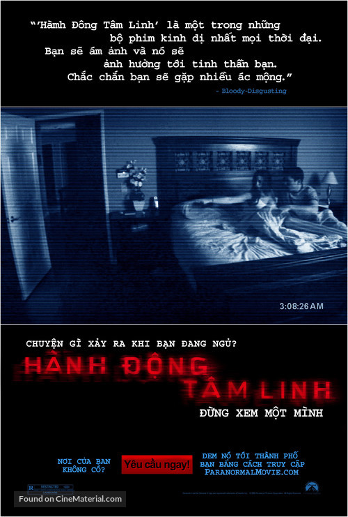 Paranormal Activity - Vietnamese Movie Poster