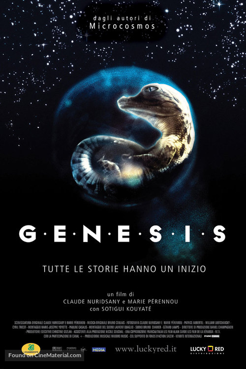 Genesis - Italian Movie Poster