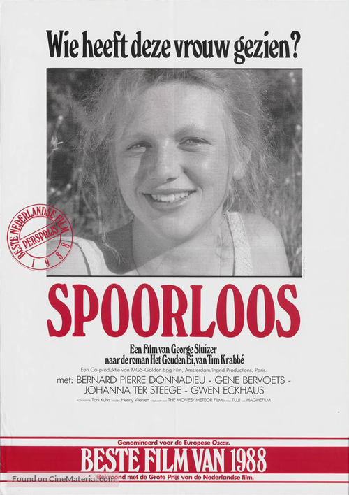 Spoorloos - Dutch Movie Poster