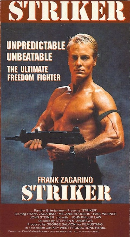 Striker - VHS movie cover