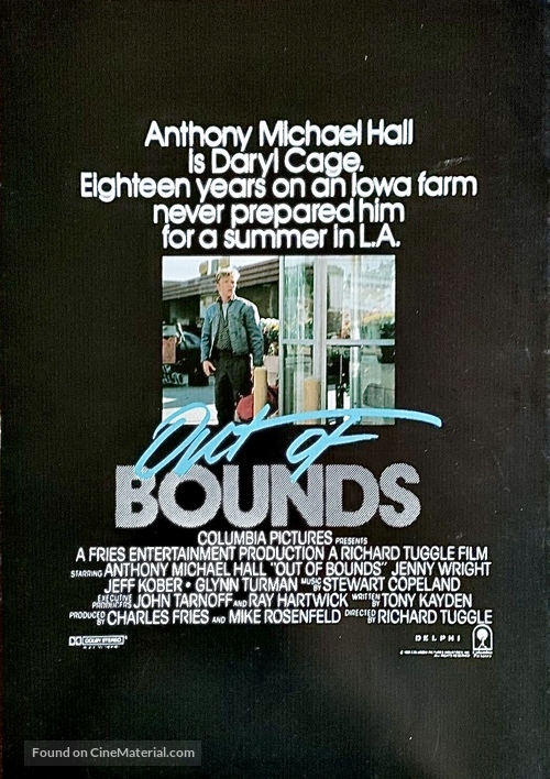 Out of Bounds - Japanese Movie Poster