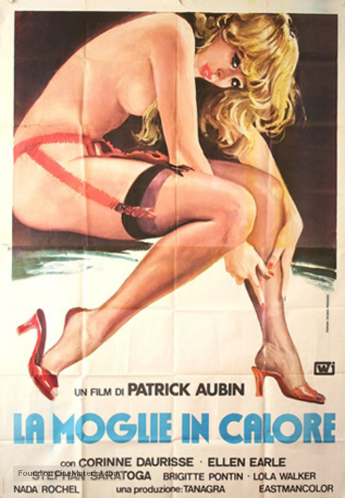 Les cuisses en chaleur - Italian Movie Poster