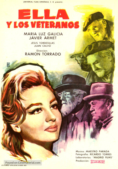 Ella y los veteranos - Spanish Movie Poster