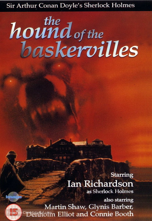 The Hound of the Baskervilles - British DVD movie cover