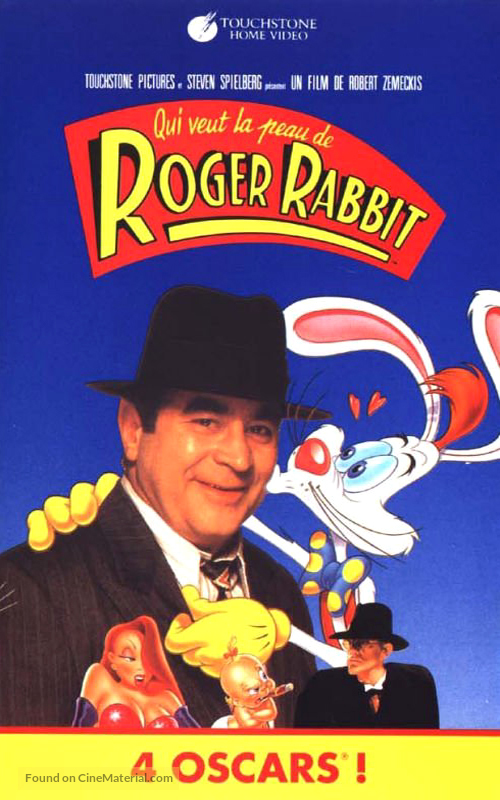 Who Framed Roger Rabbit - French VHS movie cover