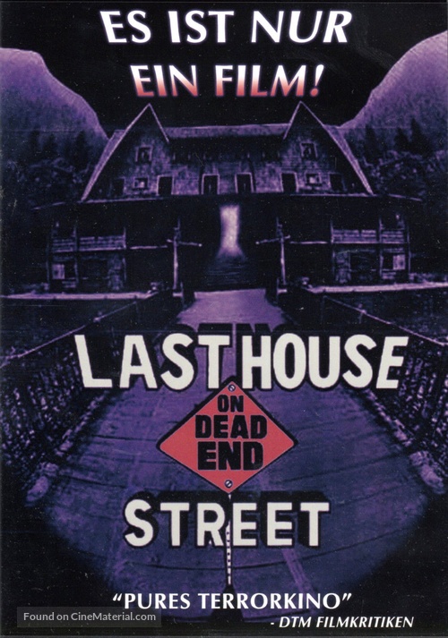 The Last House on Dead End Street - German DVD movie cover