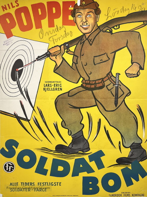 Soldat Bom - Danish Movie Poster