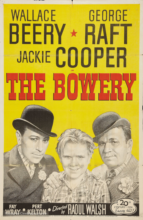 The Bowery - Re-release movie poster