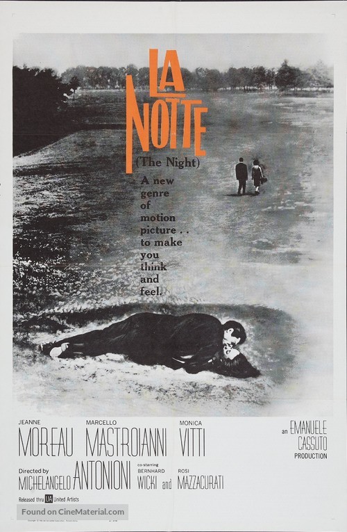 La notte Poster//La notte Movie Poster//Movie Poster//Poster Reprint//Home Decor 