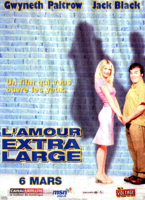 Shallow Hal - French Movie Poster