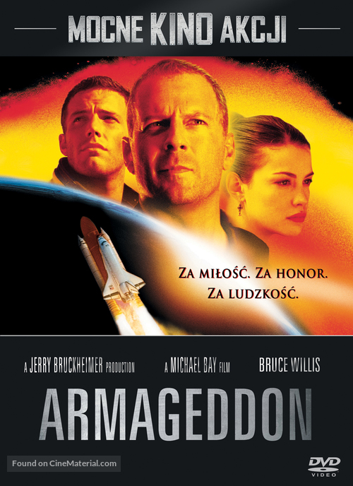 Armageddon - Polish DVD movie cover