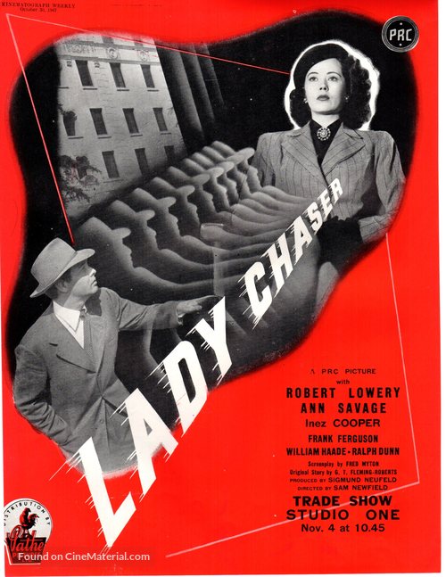 Lady Chaser - British Movie Poster