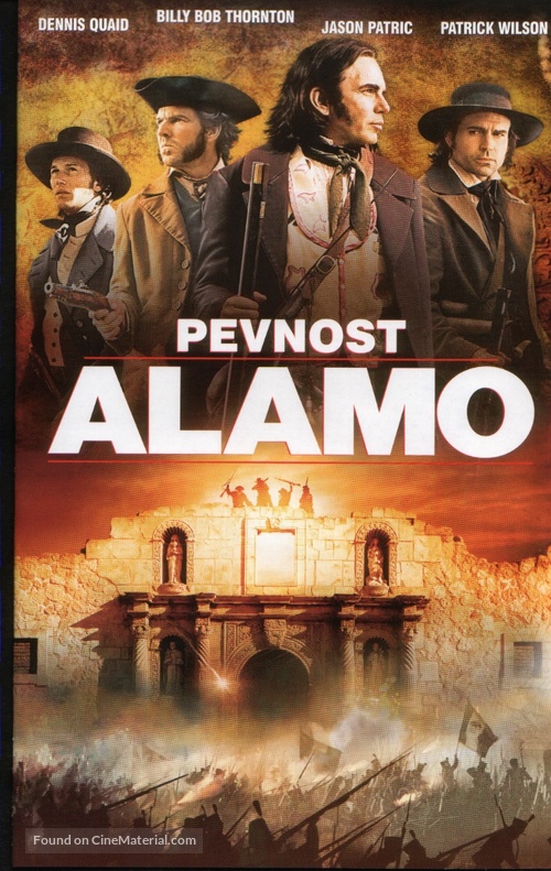 The Alamo - Czech DVD movie cover