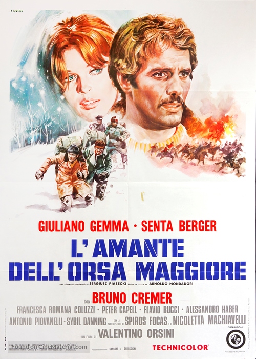 L&#039;amante dell&#039;Orsa Maggiore - Italian Movie Poster