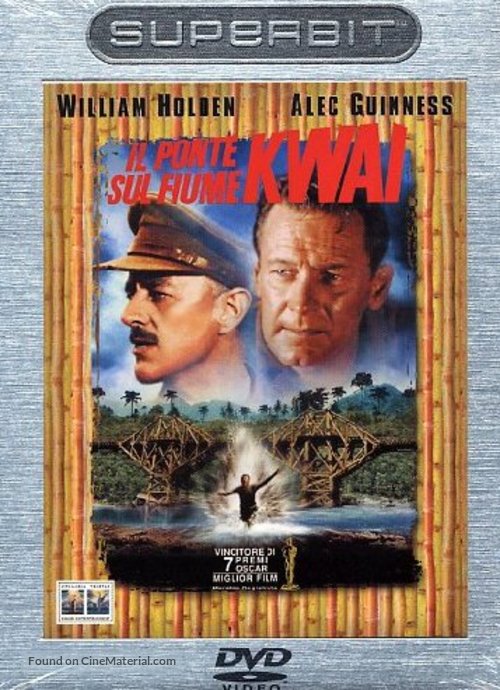 The Bridge on the River Kwai - Italian DVD movie cover