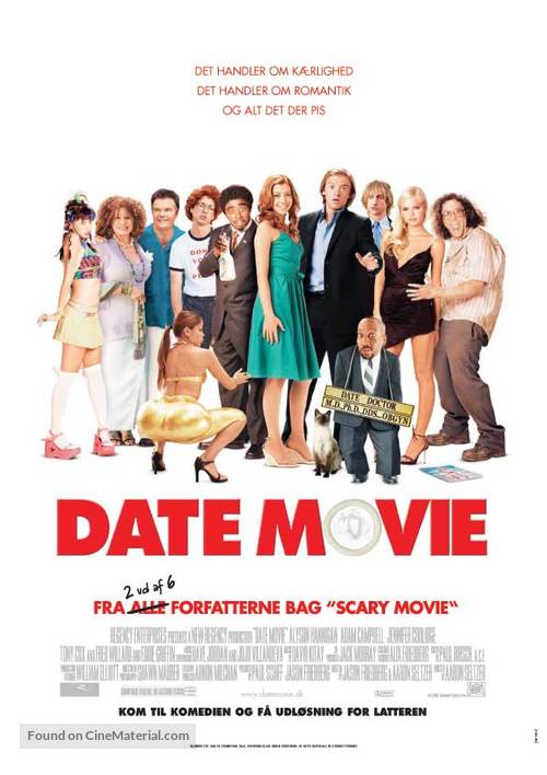 Date Movie - Danish Movie Poster