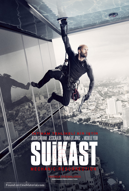 Mechanic: Resurrection - Turkish Movie Poster