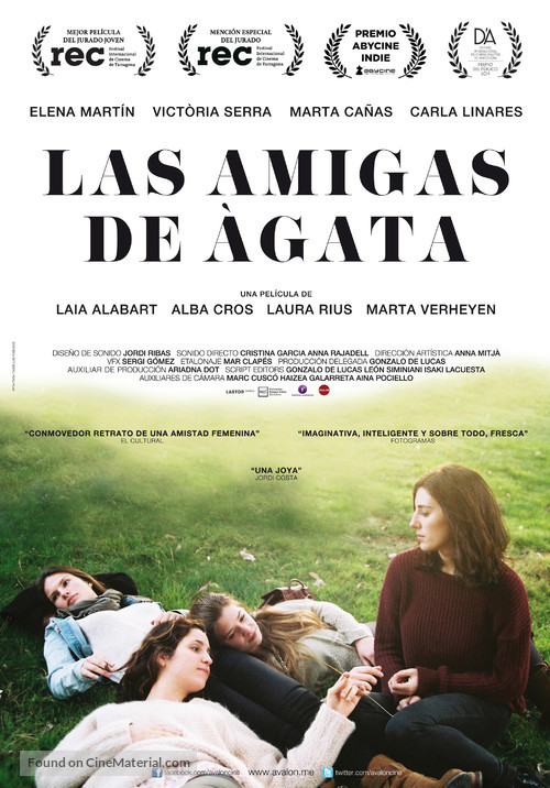 Les amigues de l&#039;&Agrave;gata - Spanish Movie Poster