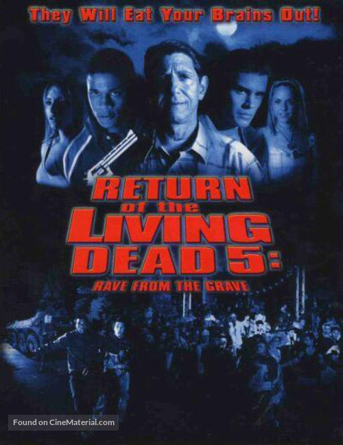 Return of the Living Dead 5: Rave to the Grave - Blu-Ray movie cover