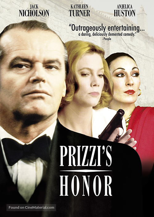 Prizzi&#039;s Honor - British DVD movie cover