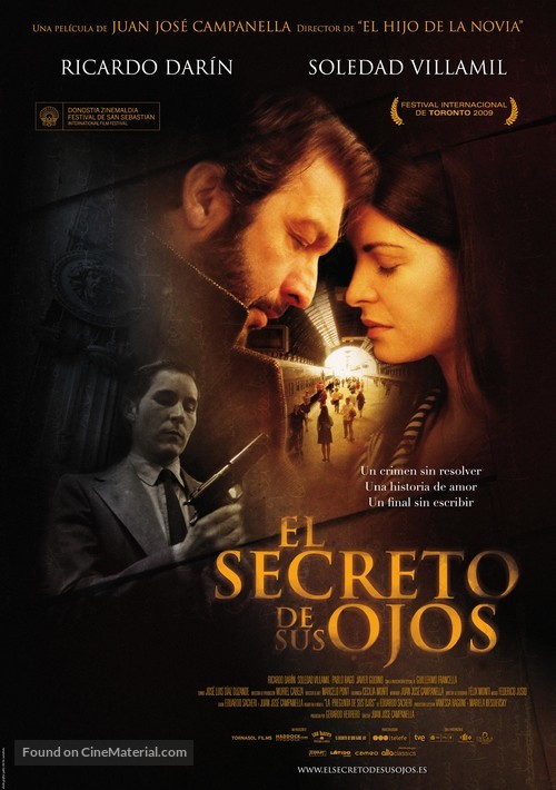 El secreto de sus ojos - Spanish Movie Poster