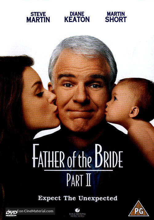 Father of the Bride Part II - British DVD movie cover