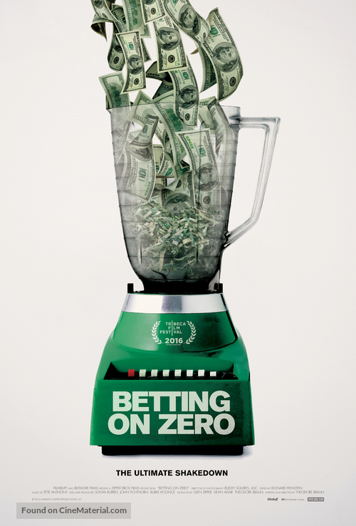 Betting on Zero - Movie Poster