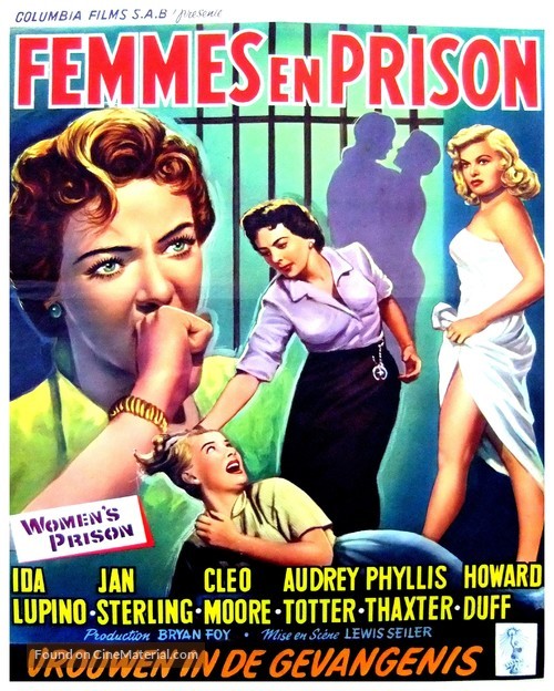 Women&#039;s Prison - Belgian Movie Poster