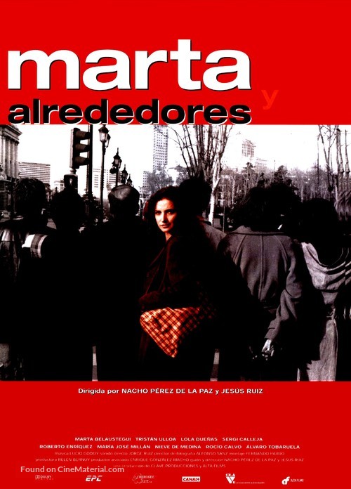 Marta y alrededores - Spanish Movie Poster